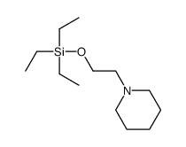 1-[2-(Triethylsilyloxy)ethyl]piperidine Structure