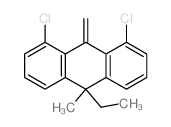 1,8-dichloro-10-ethyl-10-methyl-9-methylidene-anthracene Structure