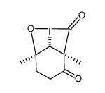 (2R,3R,4R)-2,4-dimethyl-3-iodo-1-oxocyclohexane-2,4-carbolactone Structure