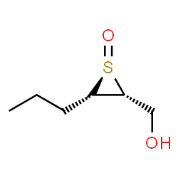 Thiiranemethanol, 3-propyl-, 1-oxide, (1R,2R,3S)-rel- (9CI) Structure