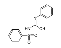 1-(benzenesulfonyl)-3-phenylurea结构式