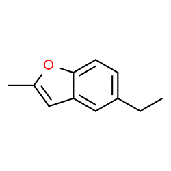 Benzofuran,5-ethyl-2-methyl- Structure