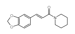 2-Propen-1-one,3-(1,3-benzodioxol-5-yl)-1-(1-piperidinyl)- Structure