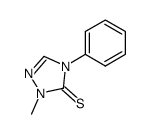 2-methyl-4-phenyl-2,4-dihydro-[1,2,4]triazole-3-thione结构式