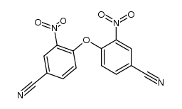 3,3'-dinitro-4,4'-oxy-di-benzonitrile Structure