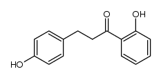 1-(2-hydroxyphenyl)-3-(4-hydroxyphenyl)-propan-1-one Structure