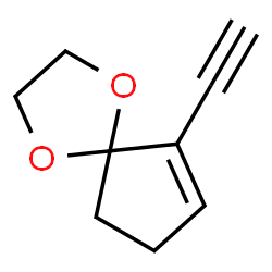 1,4-Dioxaspiro[4.4]non-6-ene, 6-ethynyl- (9CI) structure
