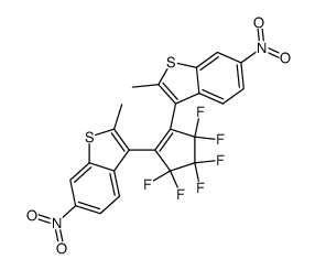 1,2-bis(2-methyl-6-methyl-1-benzo[b]thiophen-3-yl)perfluorocyclopentene Structure