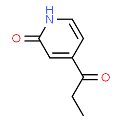 2(1H)-Pyridinone, 4-(1-oxopropyl)- (9CI) structure