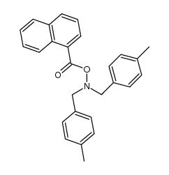 O-(1-naphthoyl)-N,N-bis(p-methylbenzyl)hydroxylamine Structure