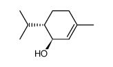 (1S)-3-Methyl-6β-isopropyl-2-cyclohexene-1α-ol Structure