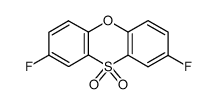 2,8-difluoro-phenoxathiin 10,10-dioxide结构式