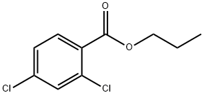 Propyl 2,4-dichlorobenzoate structure