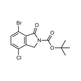 tert-Butyl7-bromo-4-chloro-1-oxoisoindoline-2-carboxylate structure