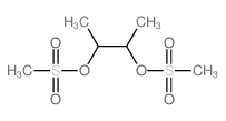 2,3-Butanediol,2,3-dimethanesulfonate Structure