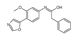 N-[3-methoxy-4-(1,3-oxazol-5-yl)phenyl]-2-phenylacetamide Structure