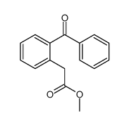 methyl 2-(2-benzoylphenyl)acetate结构式