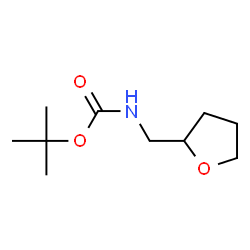 Carbamic acid, [(tetrahydro-2-furanyl)methyl]-, 1,1-dimethylethyl ester (9CI) Structure