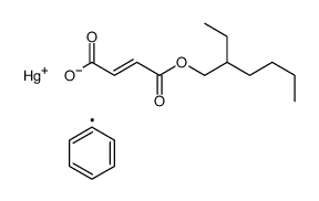 [(E)-4-(2-ethylhexoxy)-4-oxobut-2-enoyl]oxy-phenylmercury结构式
