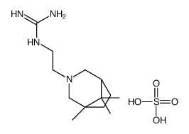 sulfuric acid,2-[2-(5,8,8-trimethyl-3-azabicyclo[3.2.1]octan-3-yl)ethyl]guanidine结构式