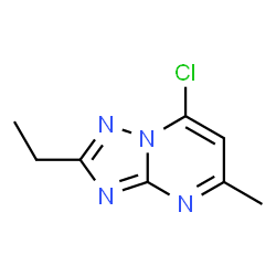 7-Chloro-2-ethyl-5-methyl[1,2,4]triazolo-[1,5-a]pyrimidine structure