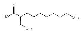 2-ethyldecanoic acid Structure