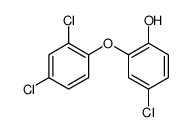 4-Chloro-2-(2,4-dichlorophenoxy)phenol结构式