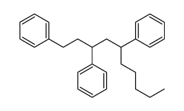 1,5-diphenyldecan-3-ylbenzene Structure