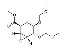 methyl (1R,2S,4R,5S,6R)-4,5-bis(methoxymethoxy)-7-oxabicyclo[4.1.0]heptane-2-carboxylate Structure