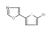 5-(5-溴-2-噻吩基)-1,3-噁唑结构式