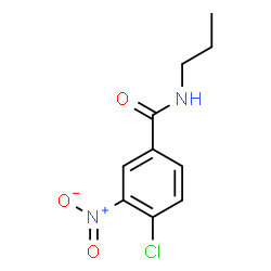 4-Chloro-3-nitro-N-n-propylbenzamide结构式