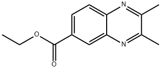 Ethyl 2,3-dimethylquinoxaline-6-carboxylate Structure