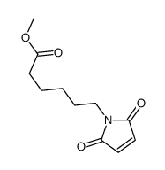 methyl 6-(2,5-dioxopyrrol-1-yl)hexanoate结构式