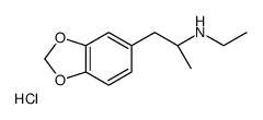 (2R)-1-(1,3-benzodioxol-5-yl)-N-ethylpropan-2-amine,hydrochloride Structure