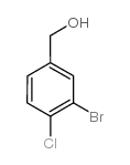 (3-bromo-4-chlorophenyl)methanol structure