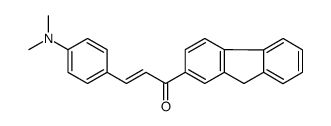 3-[4-(dimethylamino)phenyl]-1-(9H-fluoren-2-yl)prop-2-en-1-one Structure