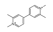 4-(1,2-dimethylpyridin-1-ium-4-yl)-1,2-dimethylpyridin-1-ium Structure