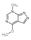 7H-Pyrazolo[3,4-d]pyrimidine,4-methoxy-7-methyl-(9CI) structure