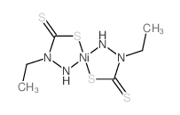 Nickel,bis(1-ethylhydrazinecarbodithioato-N2,S)- (9CI) structure