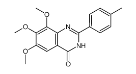 4(1H)-Quinazolinone,6,7,8-trimethoxy-2-(4-methylphenyl)- (9CI) picture