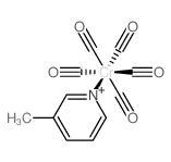 Chromium,pentacarbonyl(3-methylpyridine)-, (OC-6-22)-结构式