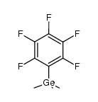 (pentafluor phenyl) trimethyl germane Structure