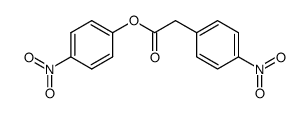 (4-Nitrophenyl)acetic acid 4-nitrophenyl ester结构式