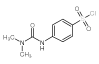 4-(3,3-DIMETHYL-UREIDO)-BENZENESULFONYL CHLORIDE structure