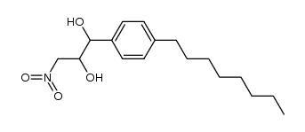 3-nitro-1-(4-octylphenyl)propane-1,2-diol Structure