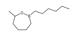 2-hexyl-7-methyl-[1,2]oxaborepane Structure