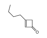 2-CYCLOBUTEN-1-ONE, 3-BUTYL-结构式
