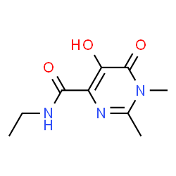 4-Pyrimidinecarboxamide, N-ethyl-1,6-dihydro-5-hydroxy-1,2-dimethyl-6-oxo- (9CI) Structure