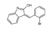 (3E)-3-(2-Bromobenzylidene)-1,3-dihydro-2H-indol-2-one Structure