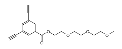 2-[2-(2-methoxyethoxy)ethoxy]ethyl 3,5-diethynylbenzoate Structure